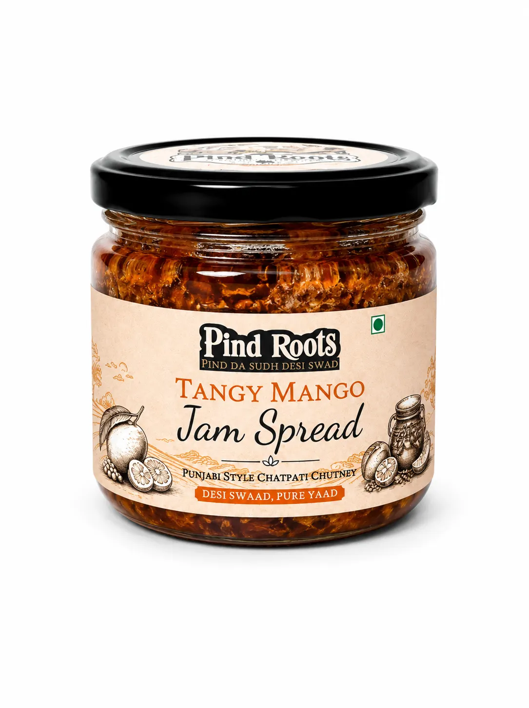Pind Roots Tangy Mango Jam Spread